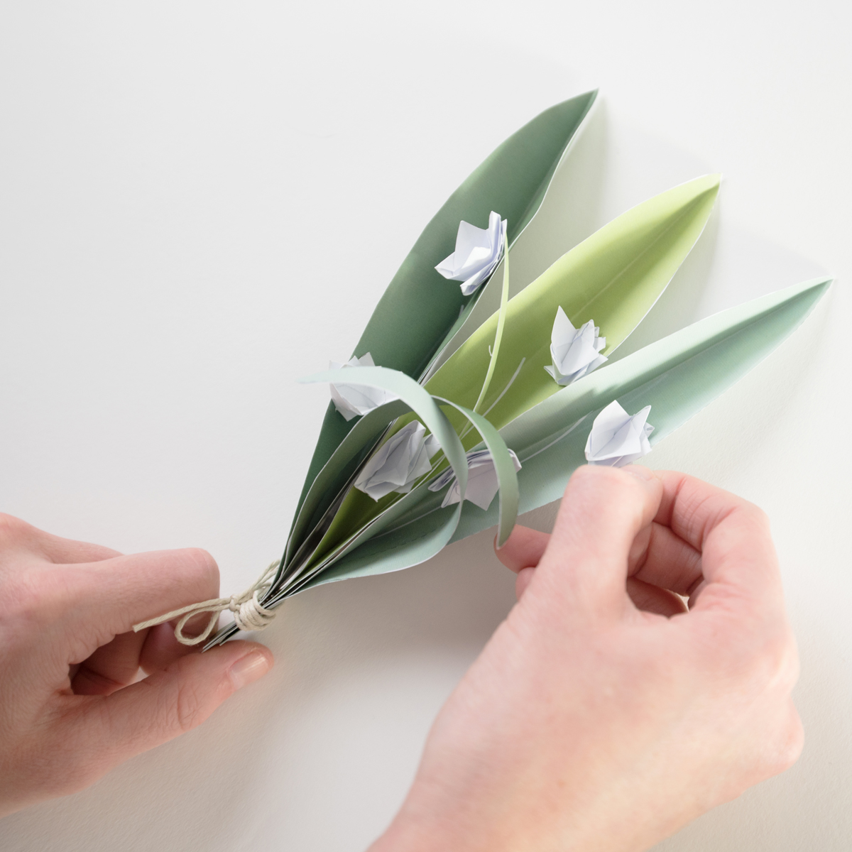 DIY printable brins de muguet en papier