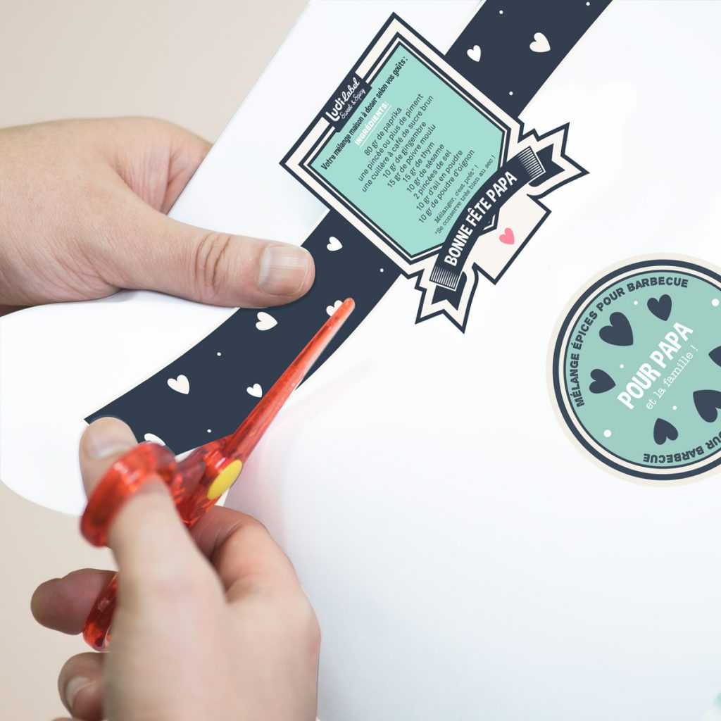 DIY Printable Decorations Pots d'épices et Invitation Barbecue pour la fête des pères