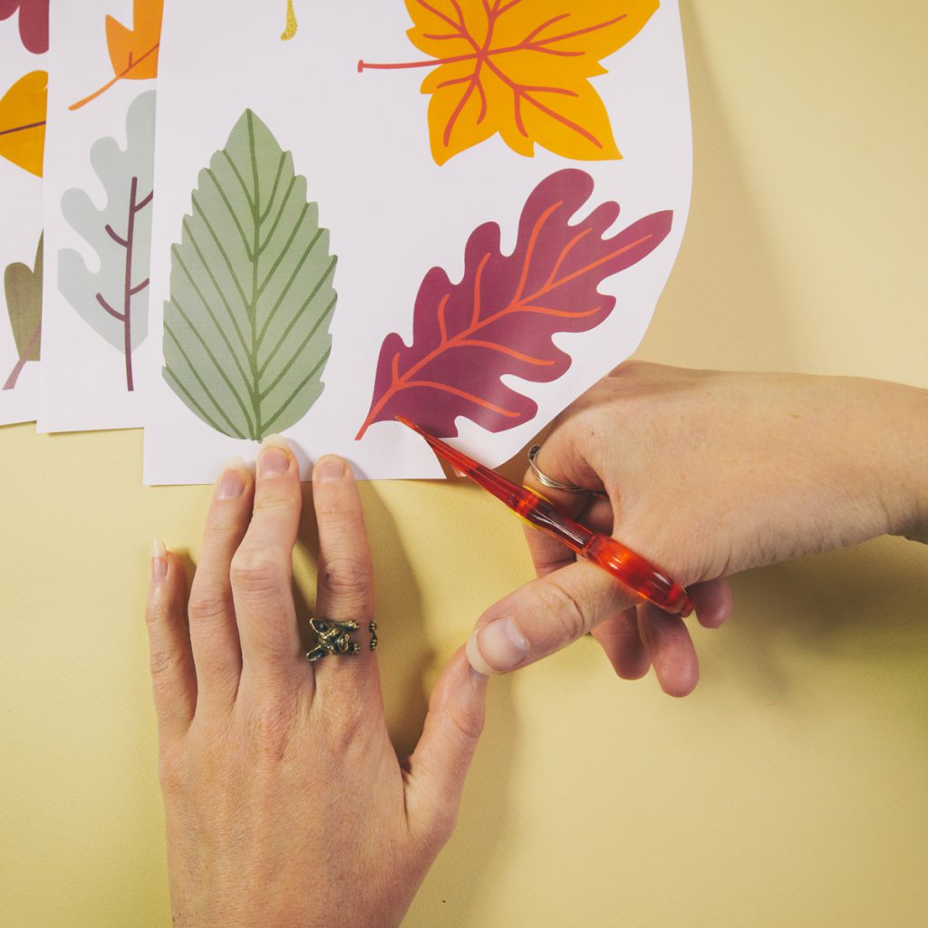 DIY Printable guirlande en papier de l'automne