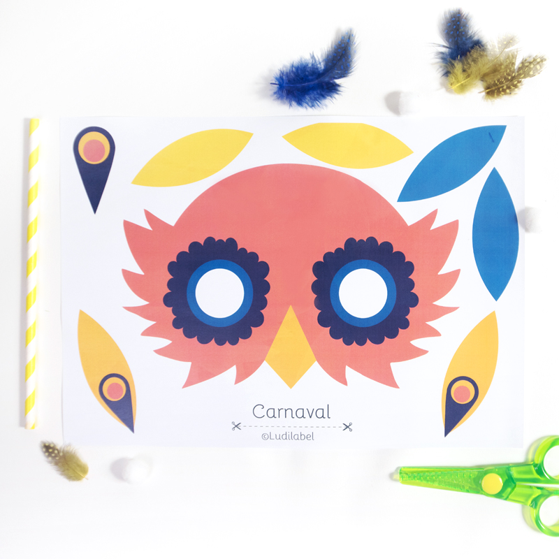 DIY: máscara de carnaval