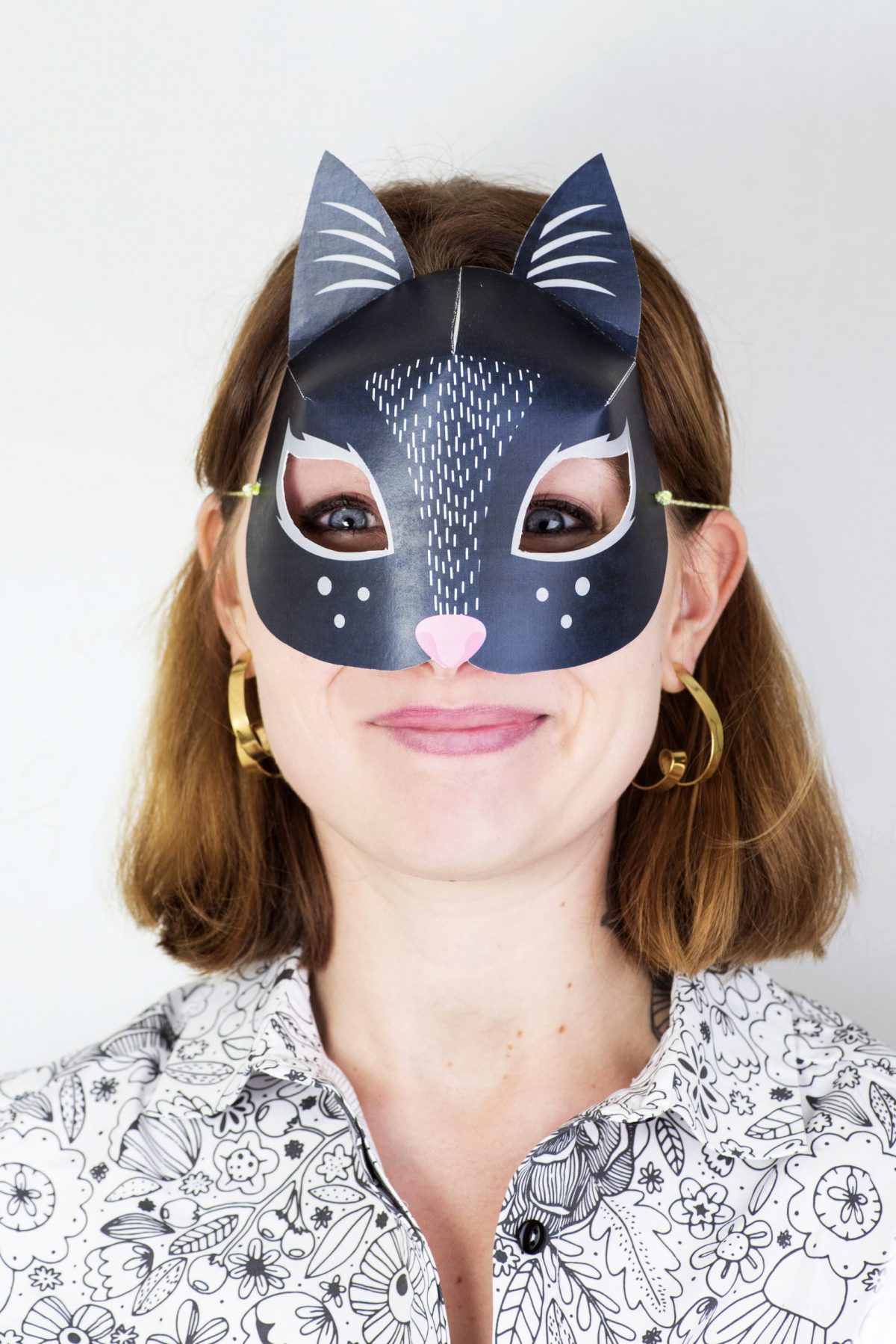 DIY Printable Masque Animaux 3D pour le Carnaval