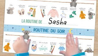 DIY Routine Enfant matin et soir