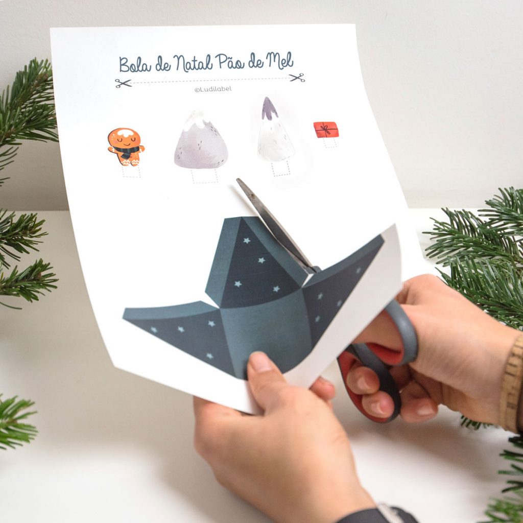 DIY: 2 Bolas de Natal de papel para fabricar • Ludilabel