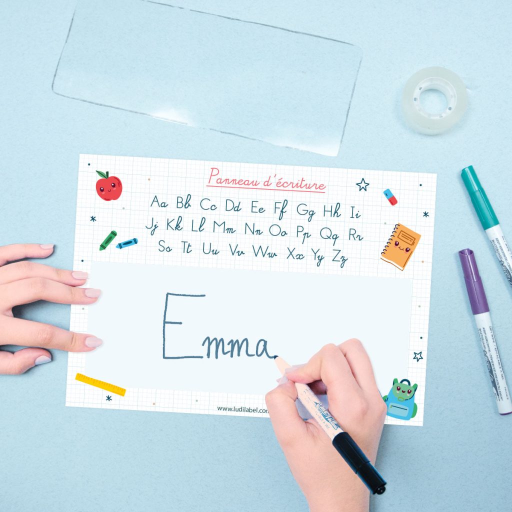 DIY : Apprentissage de l'écriture cursive et script grâce à notre atelier  éducatif￼ • Ludilabel