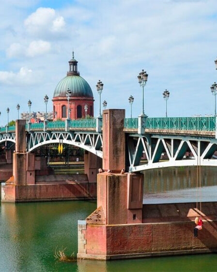 Vue de La Grave à Toulouse du Pont Saint Pierre