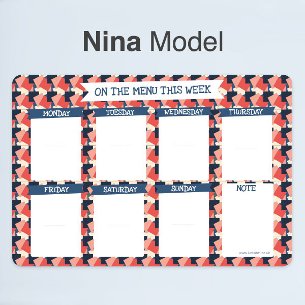 Ready to use menu & activities planners - Nina