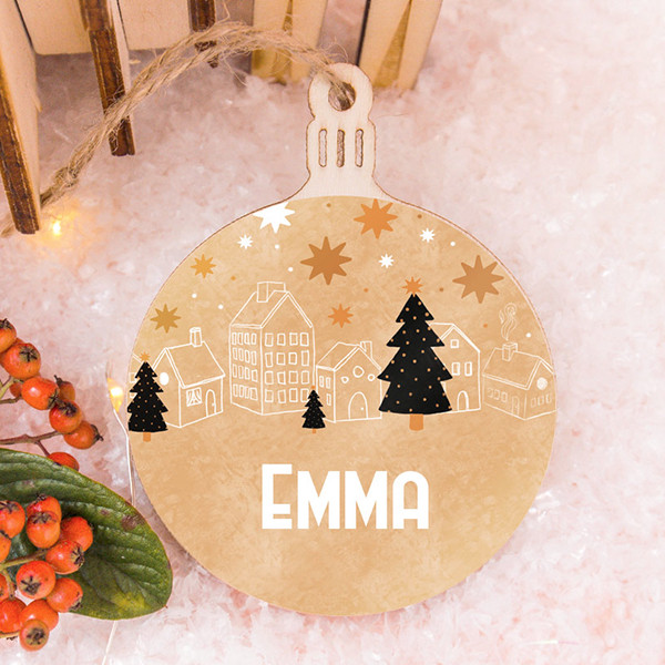 Personalized Ornement for Christmas Tree