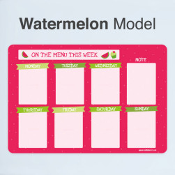 Ready to use menu & activities planners - Watermelon