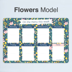 Ready to use menu & activities planners - Flowers