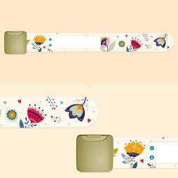 Child ID Bracelet - Floral